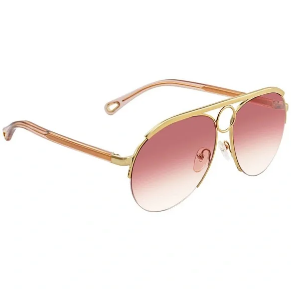 Chloe | Accessories | Chloe Romie Gold Radiant Pink Semi  display picture 2